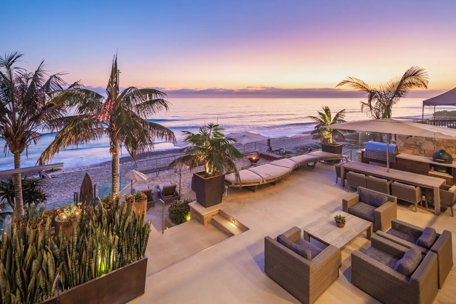 CARLSBAD CA – Impressive three-story villa on a gorgeous beach for sale